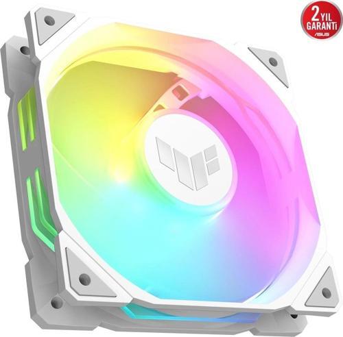 TUF Gaming TR120 ARGB Beyaz 120mm 3lü Set Kasa Fanı
