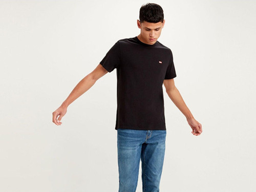 Erkek Siyah Arma Logo T-Shirt 56809-0055