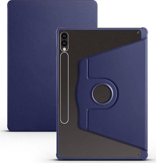 Samsung Galaxy Tab S10 Plus 12.4 Kılıf Yatay ve Dikey Standlı Dönebilen Uyku Modlu Termik Kılıf