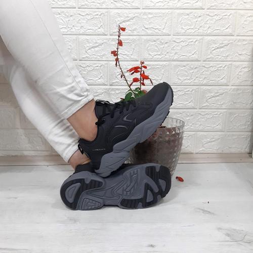 Dakota Pu Siyah Memoryfoam Hafif Spor Ayakkabı