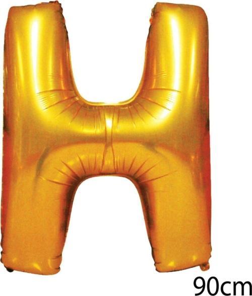 90 Cm H Harfi Folyo Balon Altın