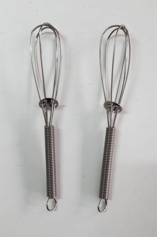 2 Adet Kalaylı Mini Tel Çırpıcı Karıştırıcı 11,5 Cm
