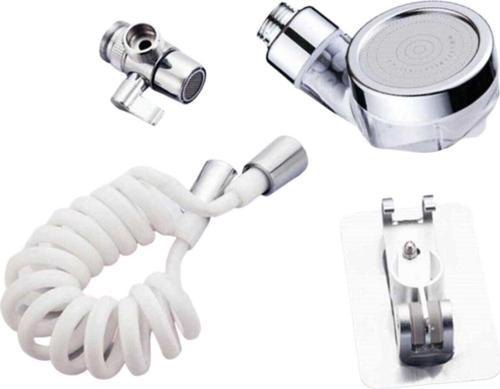 2 In 1 Spiral Hortumlu Ayarlanabilir Hareketli Banyo Mutfak