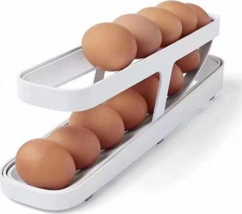 2 Katlı Otomatik Buzdolabı Yumurta Standı