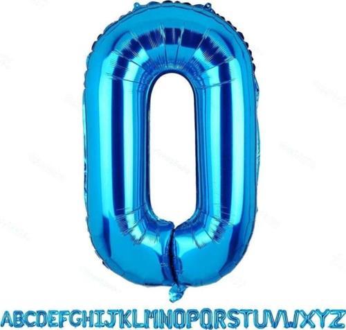 1 Metre Mavi O Harfi Folyo Harf Balon Mavi O Harf Folyo Balon O Harf Balon Balonu Mavi