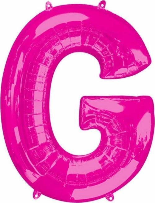 1 Metre Pembe G Harfi Folyo Harf Balon Pembe Folyo Balon G Harf Balon Uygun Folyo Yeni