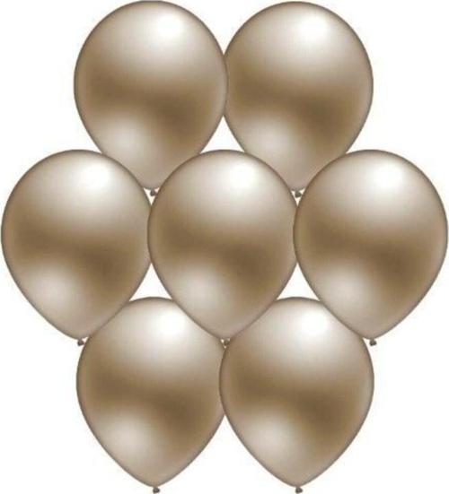 100 Adet Metalik Gümüş Balon 30 Cm