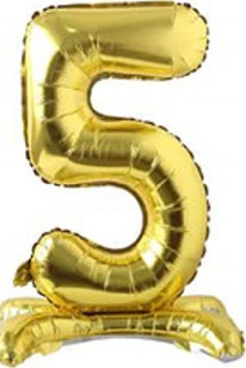 Ayakta Durabilen Gold Rakam Folyo Balon
