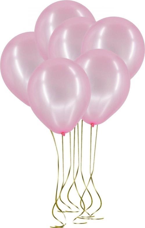 100'Lü Lateks Pastel Balon Pembe