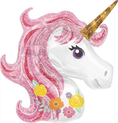 50 Cm Unicorn Temalı Folyo Balon
