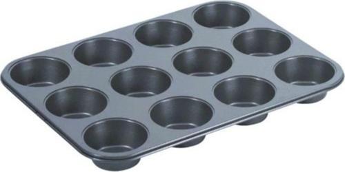 12 Bölmeli Teflon Muffin Kek Kalıbı
