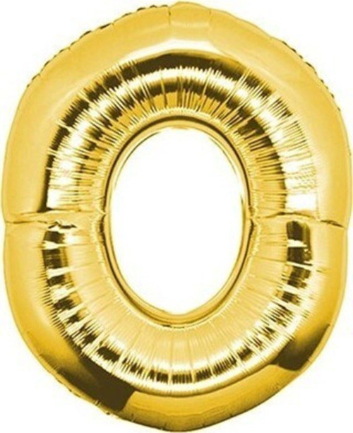 Balon 0 Rakamı Gold Folyo Balon 102 Cm