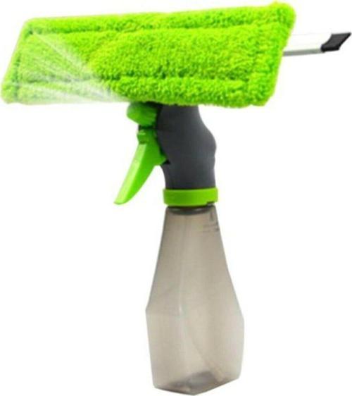 250 Ml Deterjan Hazneli Spreyli Çekçekli Peluşlu Cam Silme Aparatı
