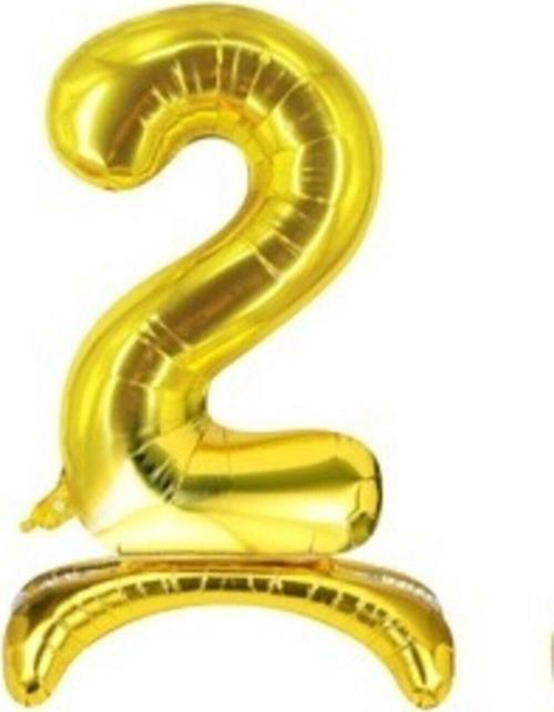Balon 2 Rakamı Ayaklı Folyo Balon