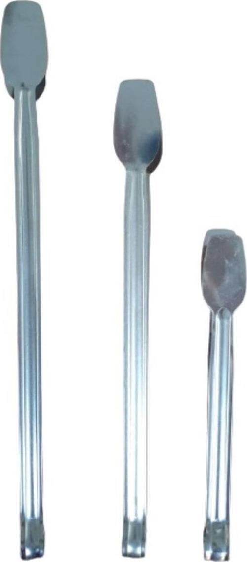 3 Farklı Boyda Paslanmaz Çelik Şef Mangal Barbekü Maşa Seti Kömür Izgara Maşa Seti - 23/31/36 Cm