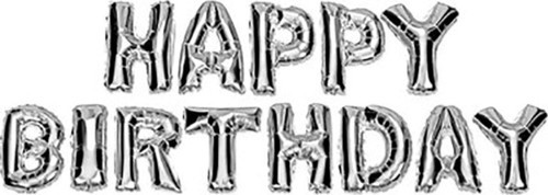 Balon Happy Birthday Yazılı Harf Balon