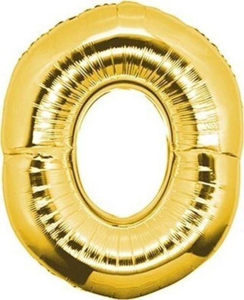 Balon Parti 0 Rakamı Gold Folyo Balon 102 Cm