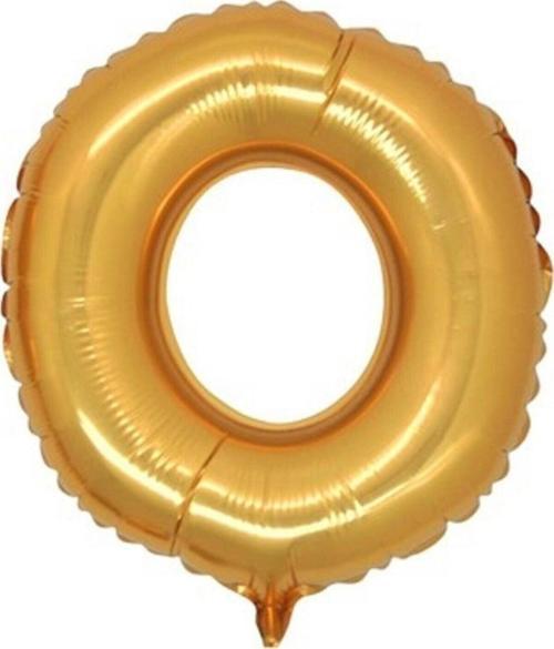 Balon Parti O Harf Gold Folyo Balon 102 Cm
