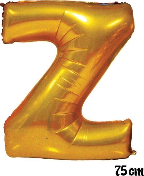 75 Cm Z Harfi Folyo Balon Altın