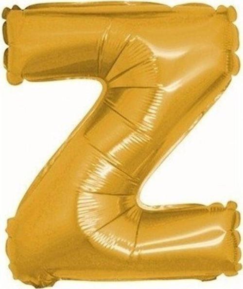 Balon Z Harf Gold Folyo Balon 102 Cm