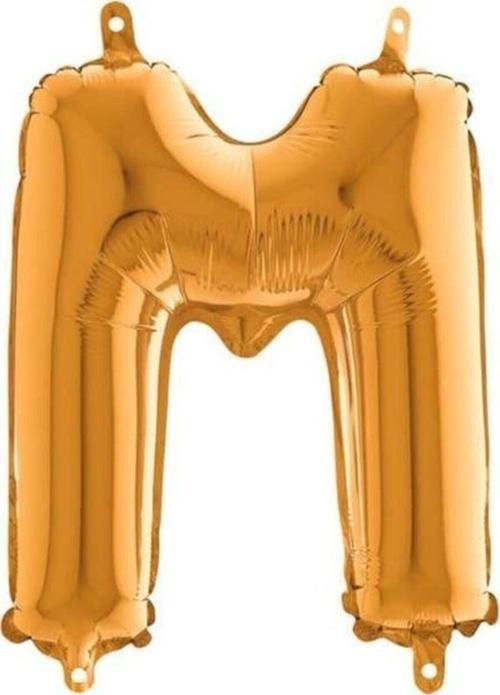 80 Cm Folyo Balon Altın Renk M Harfi