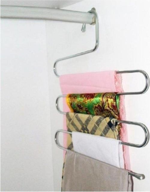 Beş Katlı Akıllı Metal Pantolon Eşarp Askısı