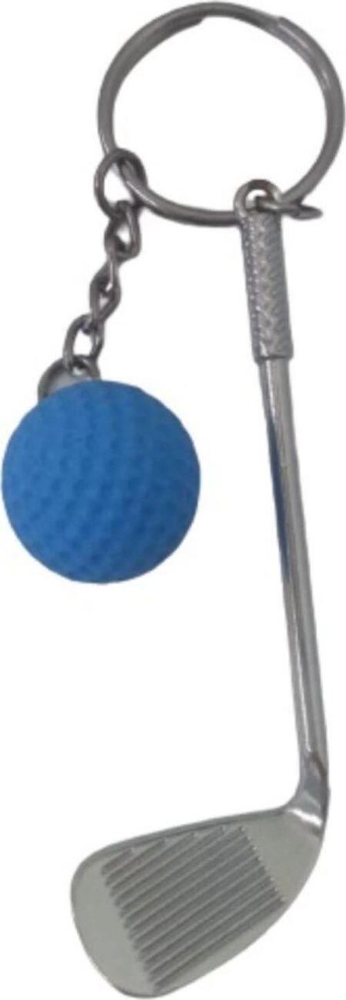 Gerçekçi Golf Tasarımlı Şık Anahtarlık Kolye Çanta Süsü Golf Keychain - Mavi Renk