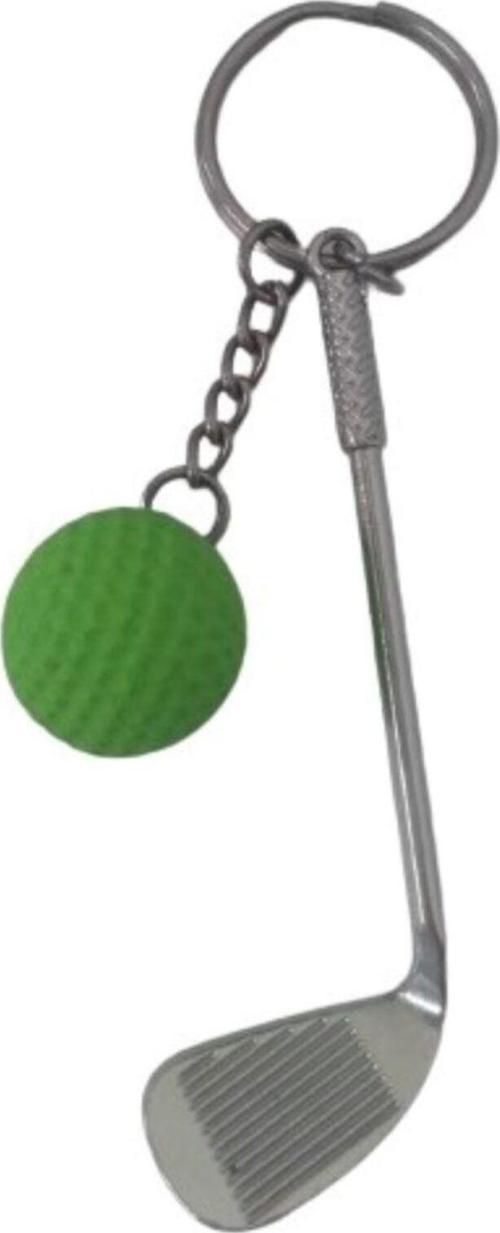 Gerçekçi Golf Tasarımlı Şık Anahtarlık Kolye Çanta Süsü Golf Keychain - Yeşil Renk
