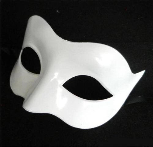Beyaz Renk Masquerade Kostüm Partisi Venedik Balo Maskesi