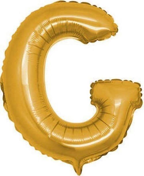 Gold Renk Folyo Balon Ç Harfli Helyum Balon 100 Cm Dev Boy
