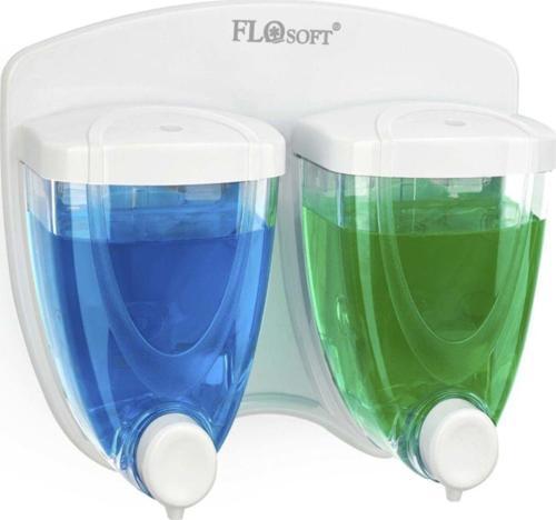 Ikiz Sıvı Sabunluk Plastik 350+350 Ml