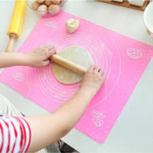 Hamur Açma Matı Silikon Kaydırmaz Büyük Boy (50Cm*40Cm)