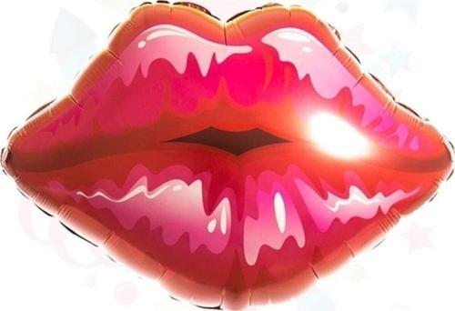 Folyo Balon Doğum Günü Balonu Balonu 80 Cm Dudak