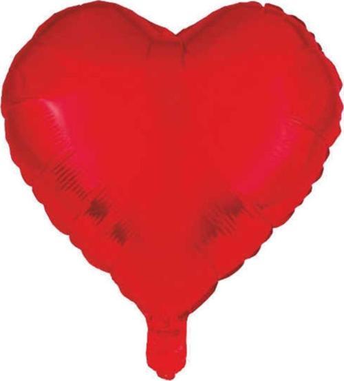 Folyo Balon Kalpli Kırmızı 45X55 Cm