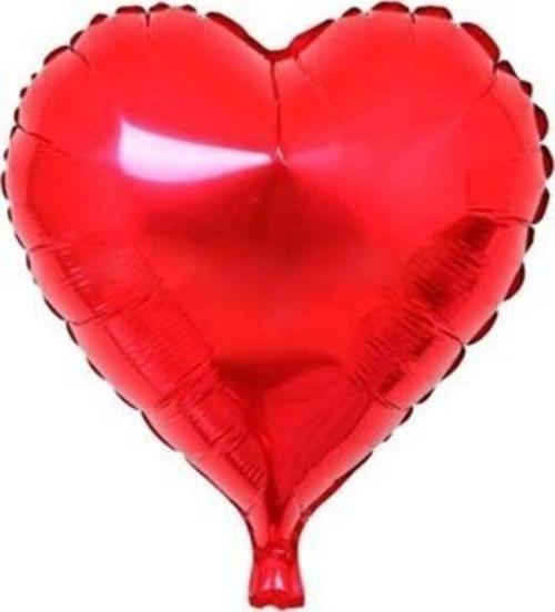 Kalp Balon Folyo Kırmızı