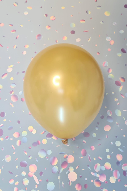 Metalik Gold Balon 12" 30 Cm Metalik Balon 10Lu Paket