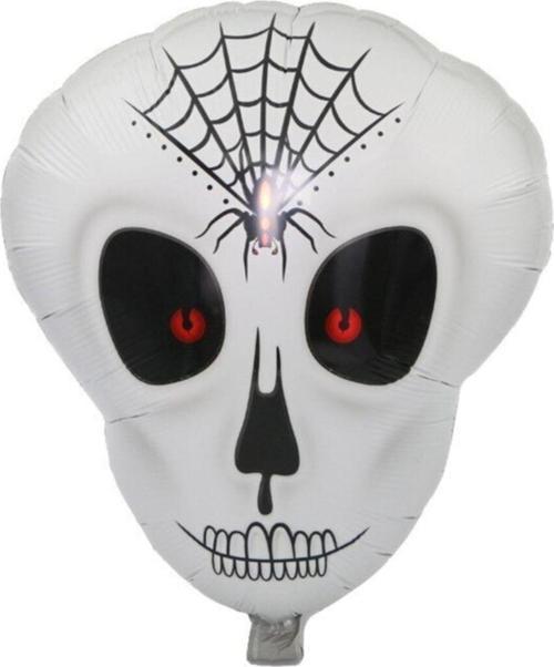 Örümcek Ağ Desenli Iskelet Folyo Balon