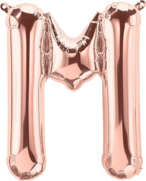 M- Harf 40 Inc Rose Gold Renk Balon 100 Cm