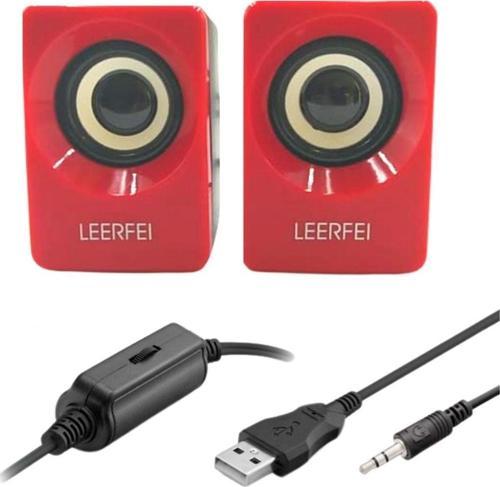 N62 1+1 Multimedia Usb Ve Jacklı Mini Hoparlör Yüksek Stereo Ses Sistemi