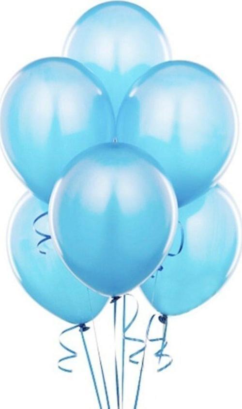 Mavi Metalik Balon