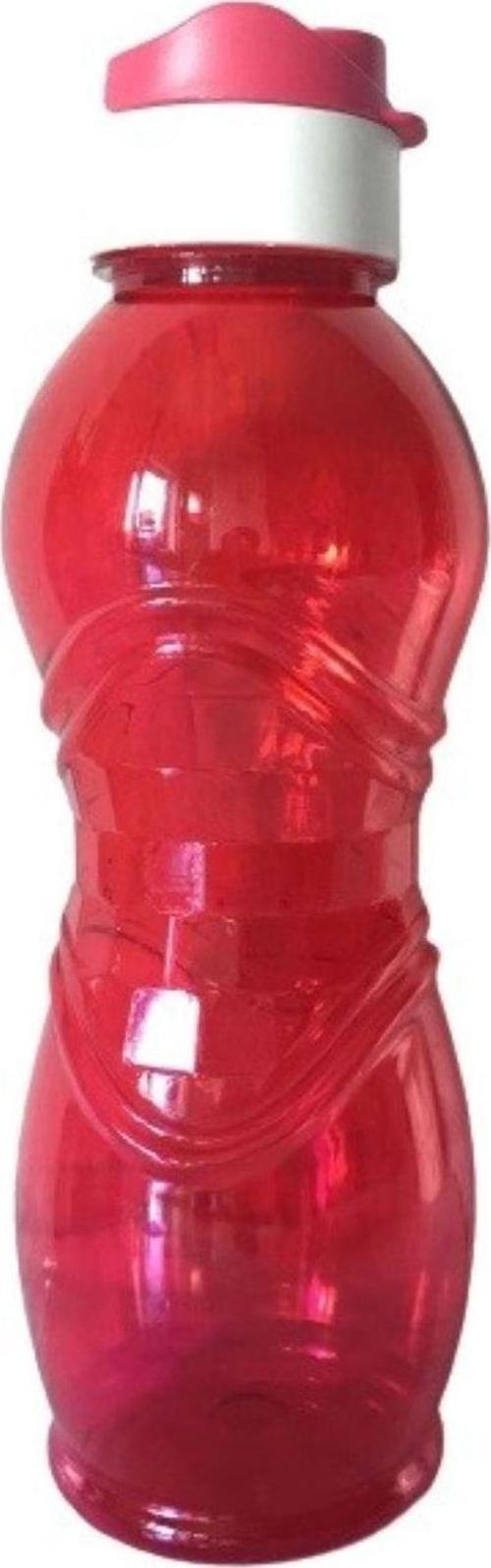 Plastik Suluk Sporcu Matarası - 750 Ml - Kırmızı Renkli