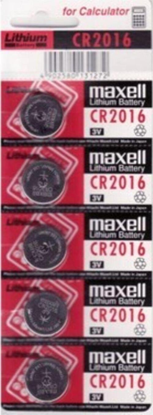 Maxell Cr2016 3V Lityum Düğme Pil 5Li Paket