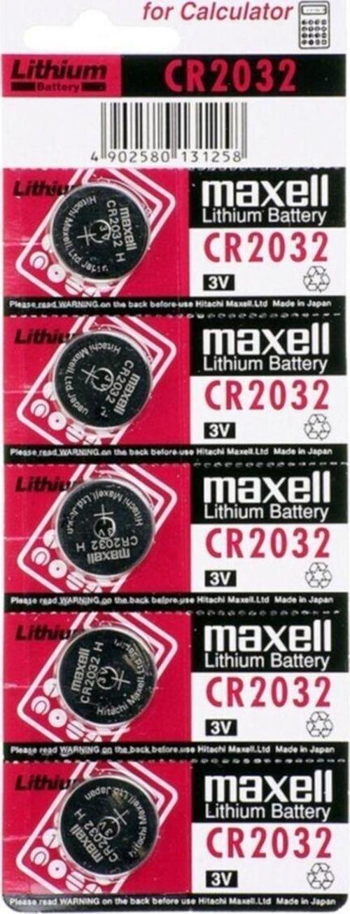 Maxell Cr2032 3V Lityum Düğme Pil 5Li Paket