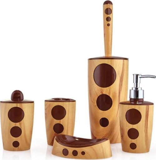 Punto Ahşap Banyo Seti 5 Parça