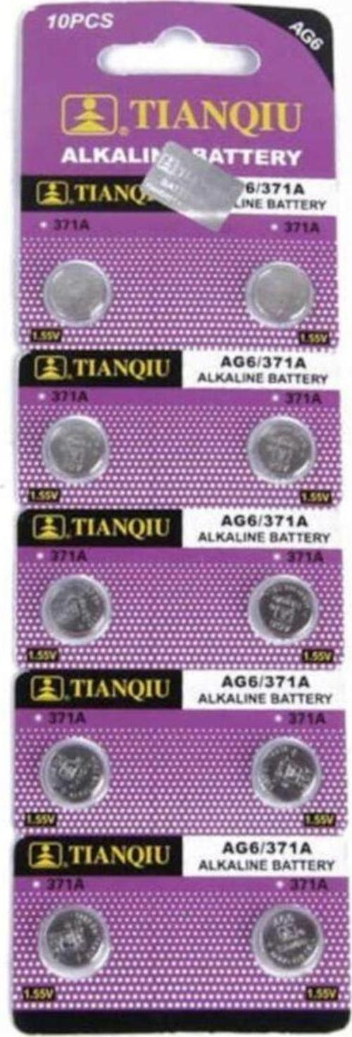 Tıanqıu Ag6 Lr920/371 Alkalin 10Lu Düğme Pil