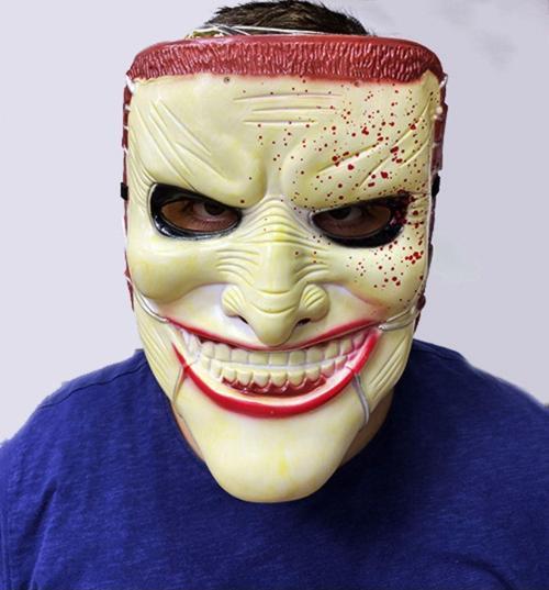 Reçine Ölüm Joker Maskesi Kanlı 23X18 Cm
