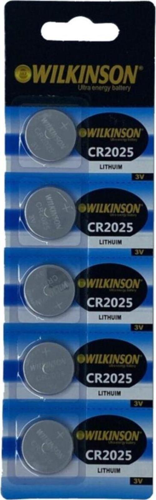 Wılkınson 2025 3V Lityum Düğme Pil 5Li Paket