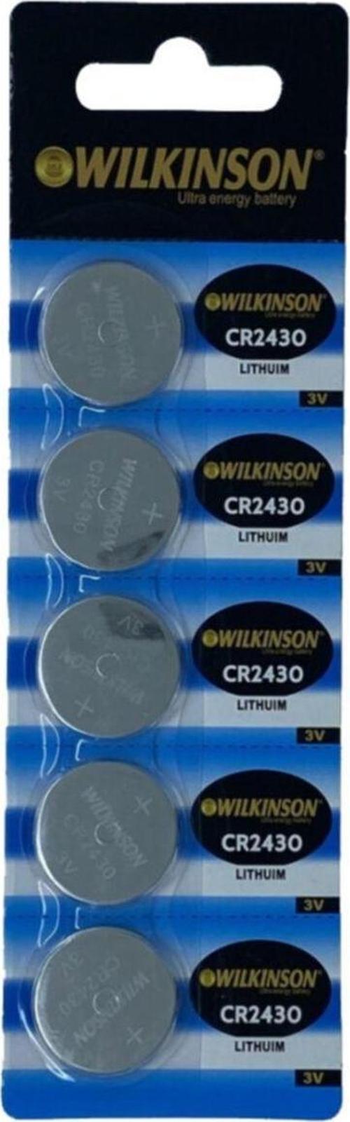 Wılkınson 2430 3V Lityum Düğme Pil 5Li Paket