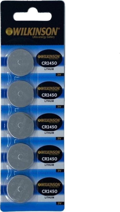 Wılkınson 2450 3V Lityum Düğme Pil 5Li Paket