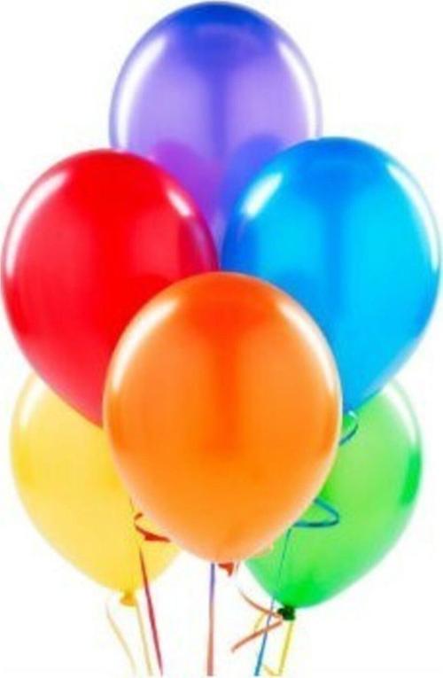 Renkli Balon - 25 Adet